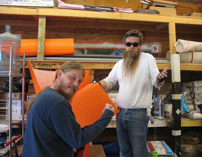 staff members at work - Kitty Hawk Carpets & Furniture in NC