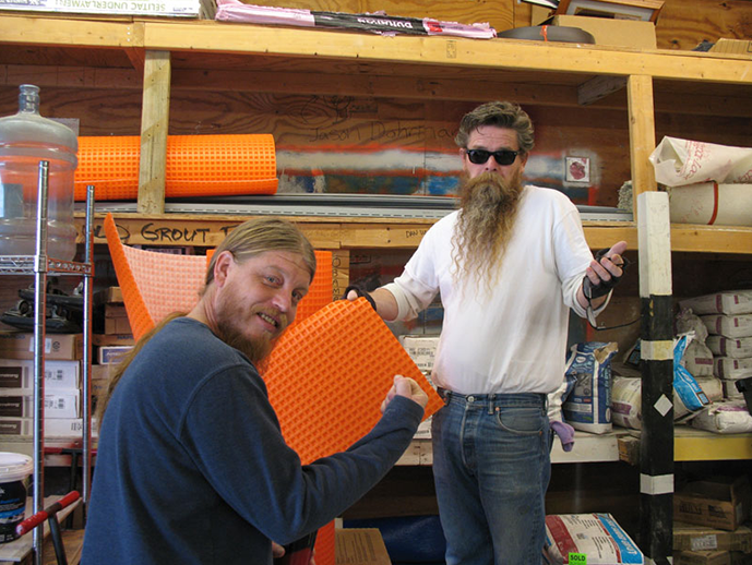 staff members at work - Kitty Hawk Carpets & Furniture in NC