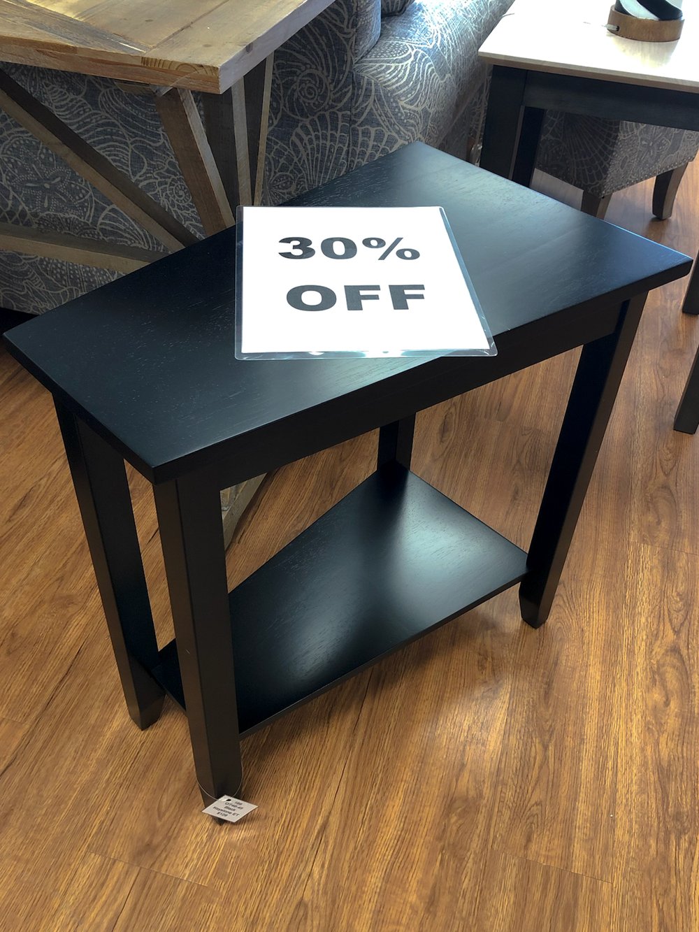 Kitty Hawk Carpets & Furniture Promotions Black Keystone Endtable