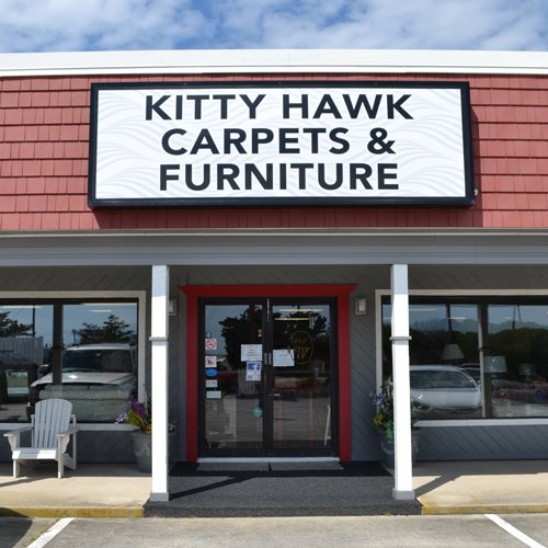 Kitty Hawk Carpets & Furniture storefront in NC